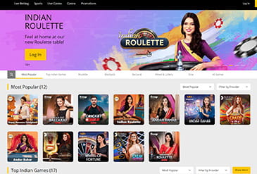 10CRIC का होम पेज